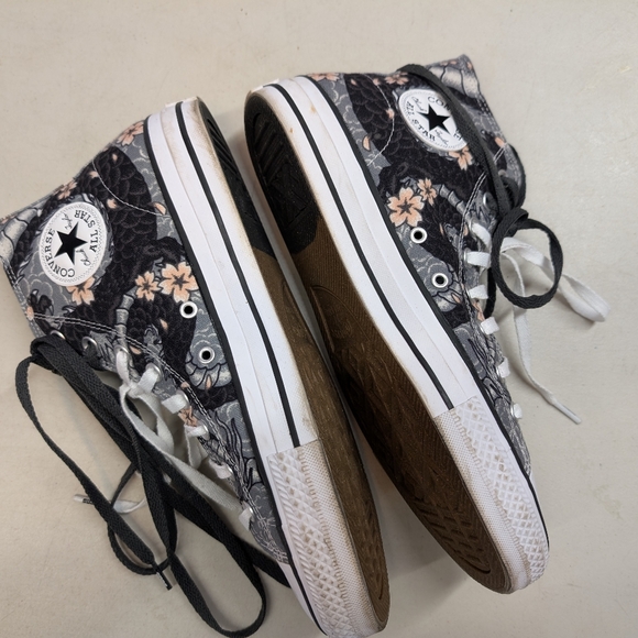 Converse Chuck Taylor Pro - Chinese Dragon and pink flowers - Picture 7 of 7
